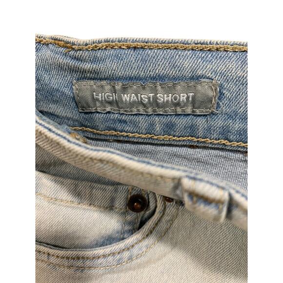 Size 14 Lucky Brand Girls New Jean Shorts High Waist Buttonfly - Picture 6 of 11